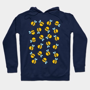 Little bees pattern Hoodie